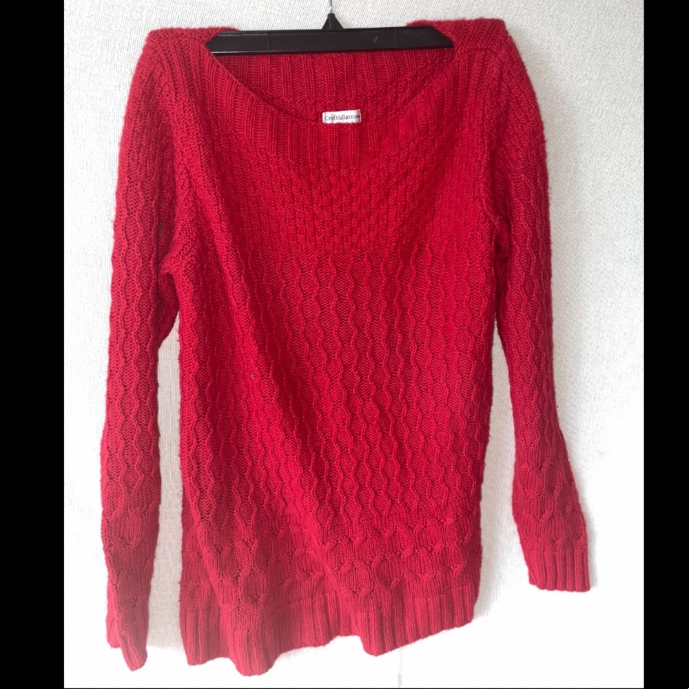 Red sweater